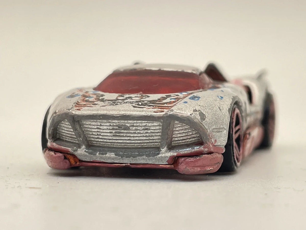 MAELSTROM, Hot Wheels 2000, Die cast, Srebrny, 1:64, Resoraki – zdjęcie 4