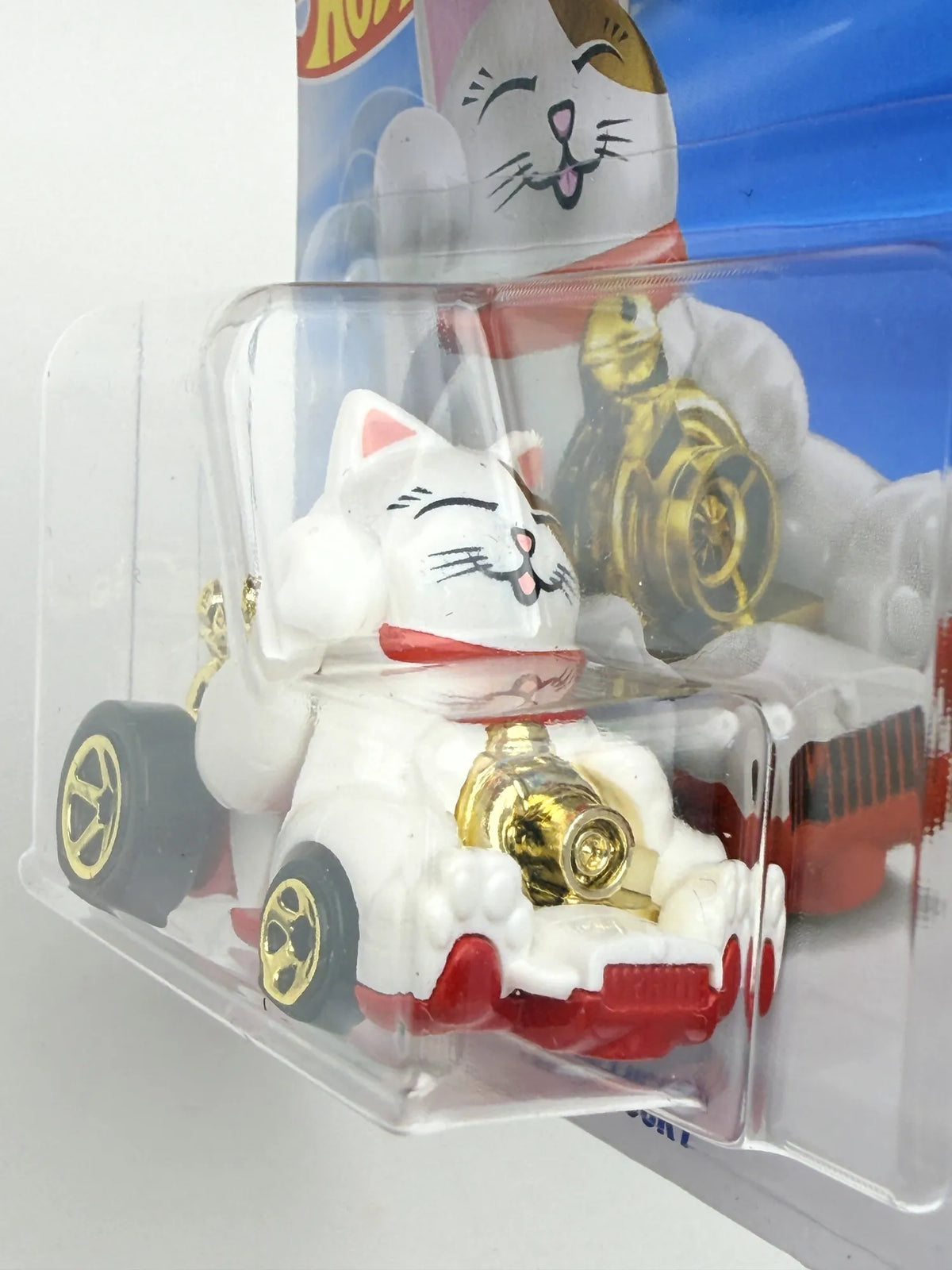 FELINE LUCKY HW CELEBRATION RACER Hot Wheels 2025 Biały 1:64 – zdjęcie 4