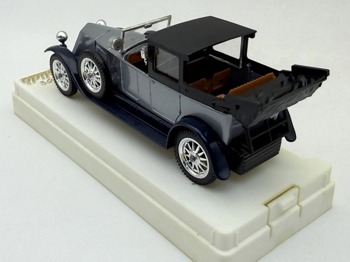 RENAULT 40CV Z 1926 R. Age D'Or Solido '80 Srebrny 1:43 Made in France – zdjęcie 4