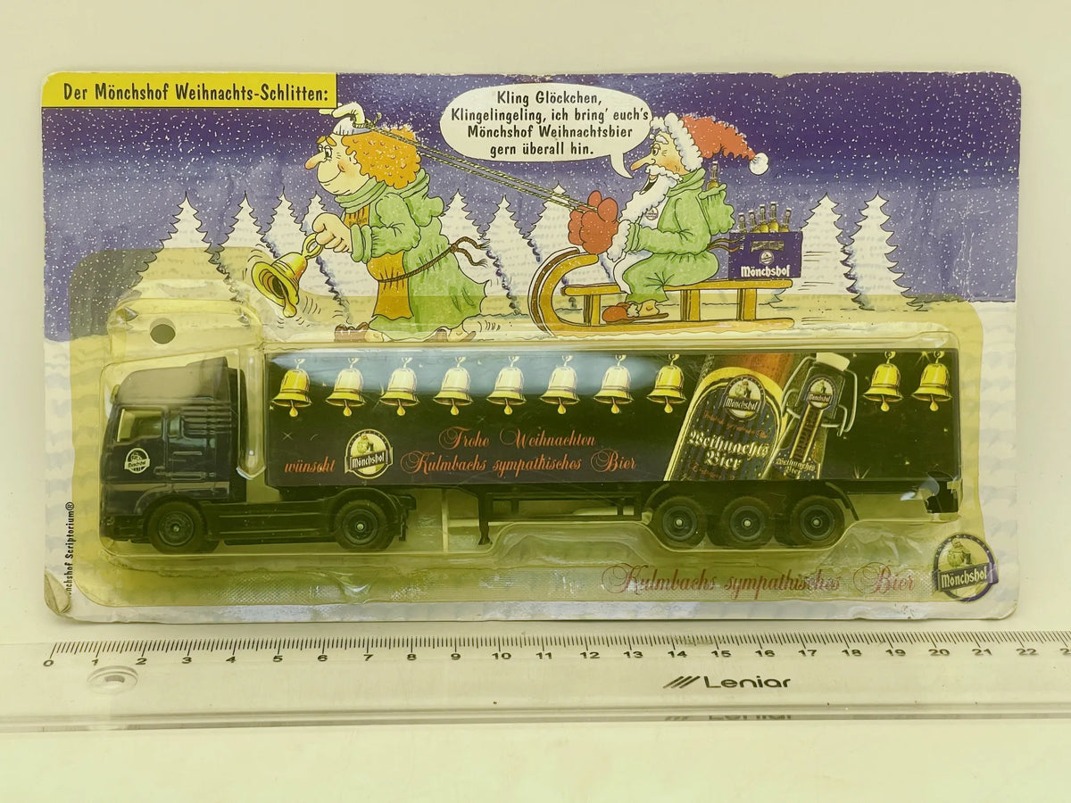 Man Tga Grell 1:87 Ciężarówka Promocyjna Zielony Blister Kulmbacher – zdjęcie 4