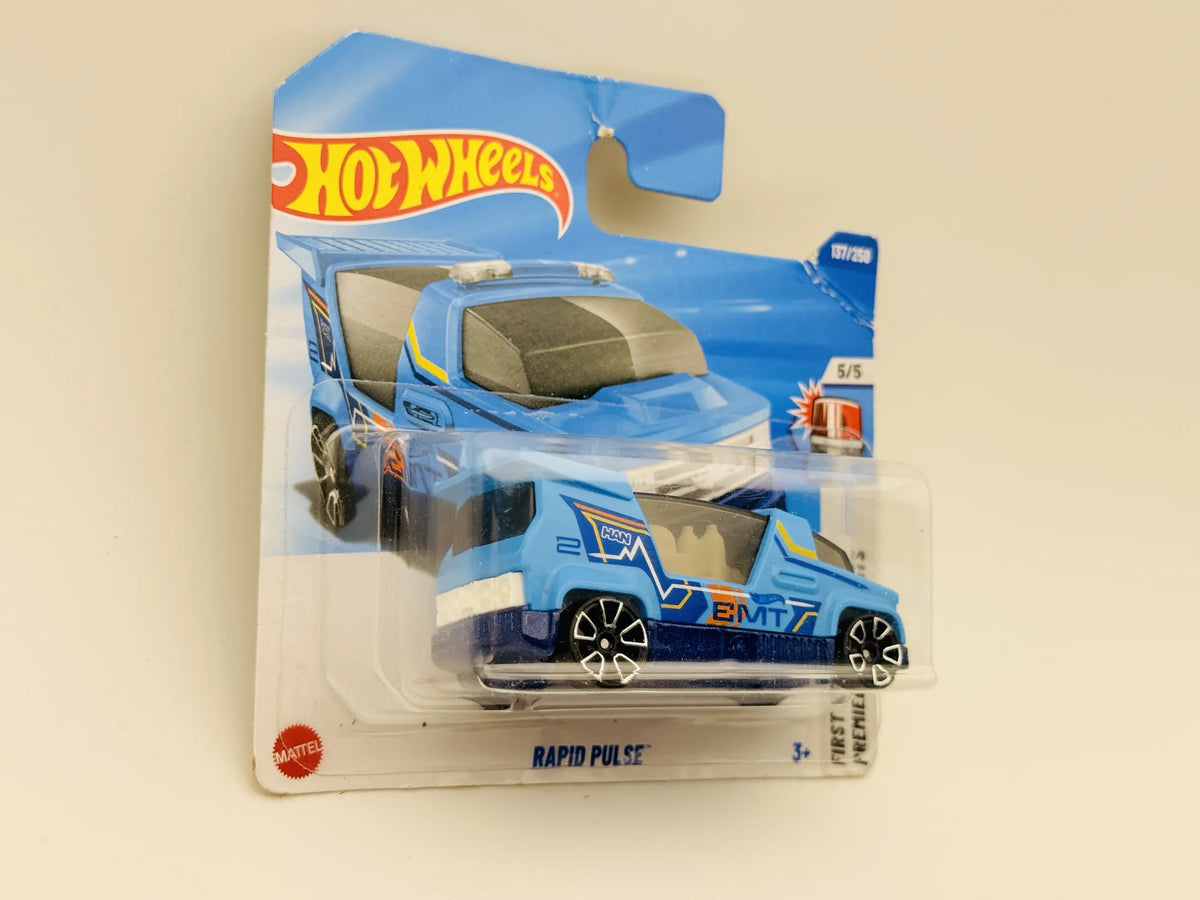 Rapid Pulse Hot Wheels 2025 HW FIRST RESPONSE 1:64 EMT Blister Niebieski – zdjęcie 4