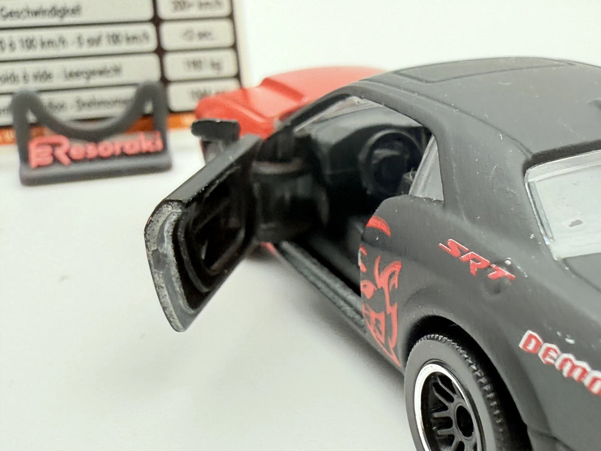 DODGE CHALLENGER SRT DEMON, Majorette, Resoraki, Die cast, Czerwony, 1:66 – zdjęcie 4