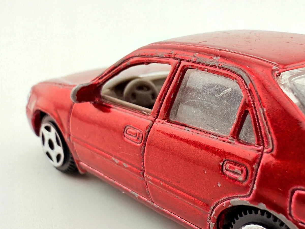 TOYOTA COROLLA, Resoraki, Die cast 79042, Czerwony, 1:64 – zdjęcie 4