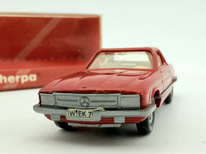 Mercedes 350 Sl, Herpa, Wiking, made in Germany, die cast resoraki, 1:87 – zdjęcie 4