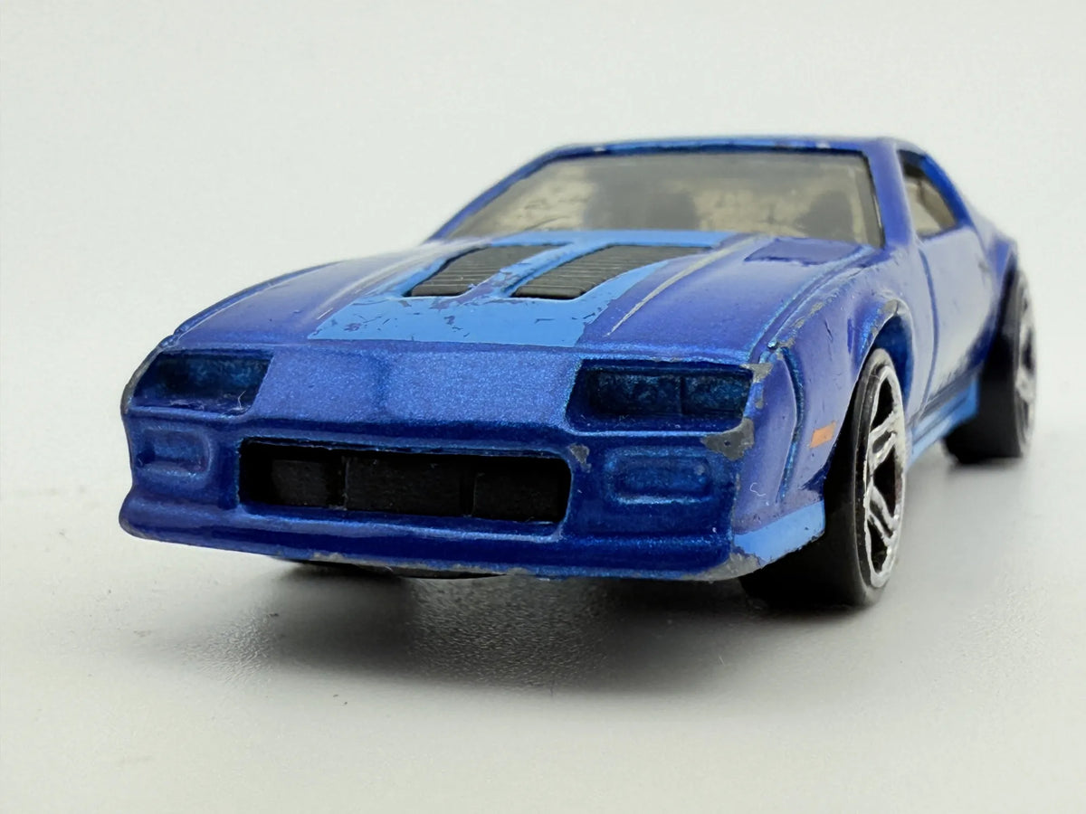 Chevrolet Camaro Z28, Hot Wheels 2011, Resoraki, die cast, 1:64, niebieski – zdjęcie 4