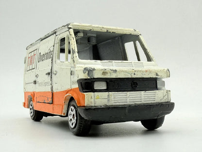MERCEDES BENZ 207D OVERNITE TNT, Corgi, Die cast, Biały, 1:43, Resoraki – zdjęcie 4