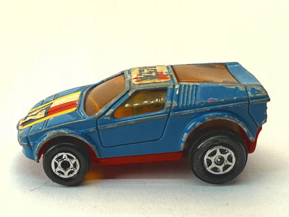 BMW Turbo Motor Majorette '80 Niebieski 1:64 Made in France – zdjęcie 4