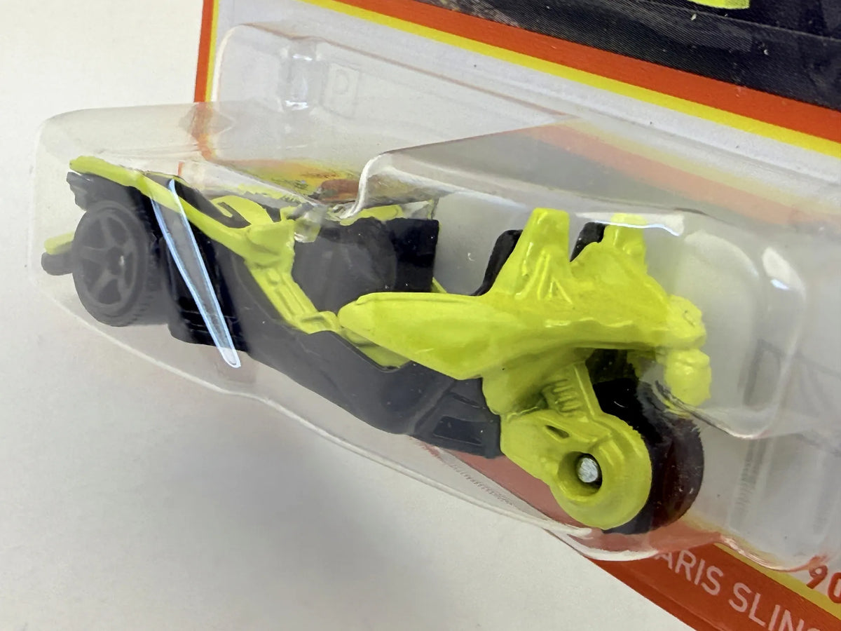 Polaris Slingshot Superfast Matchbox 2021 Żółty 1:64 – zdjęcie 4