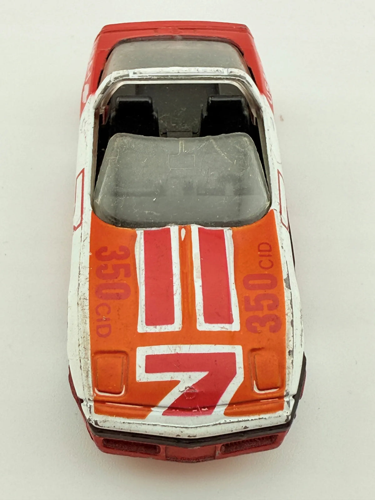 1984 Corvette Matchbox 1983 Czerwony 1:56 Made in Macau – zdjęcie 4