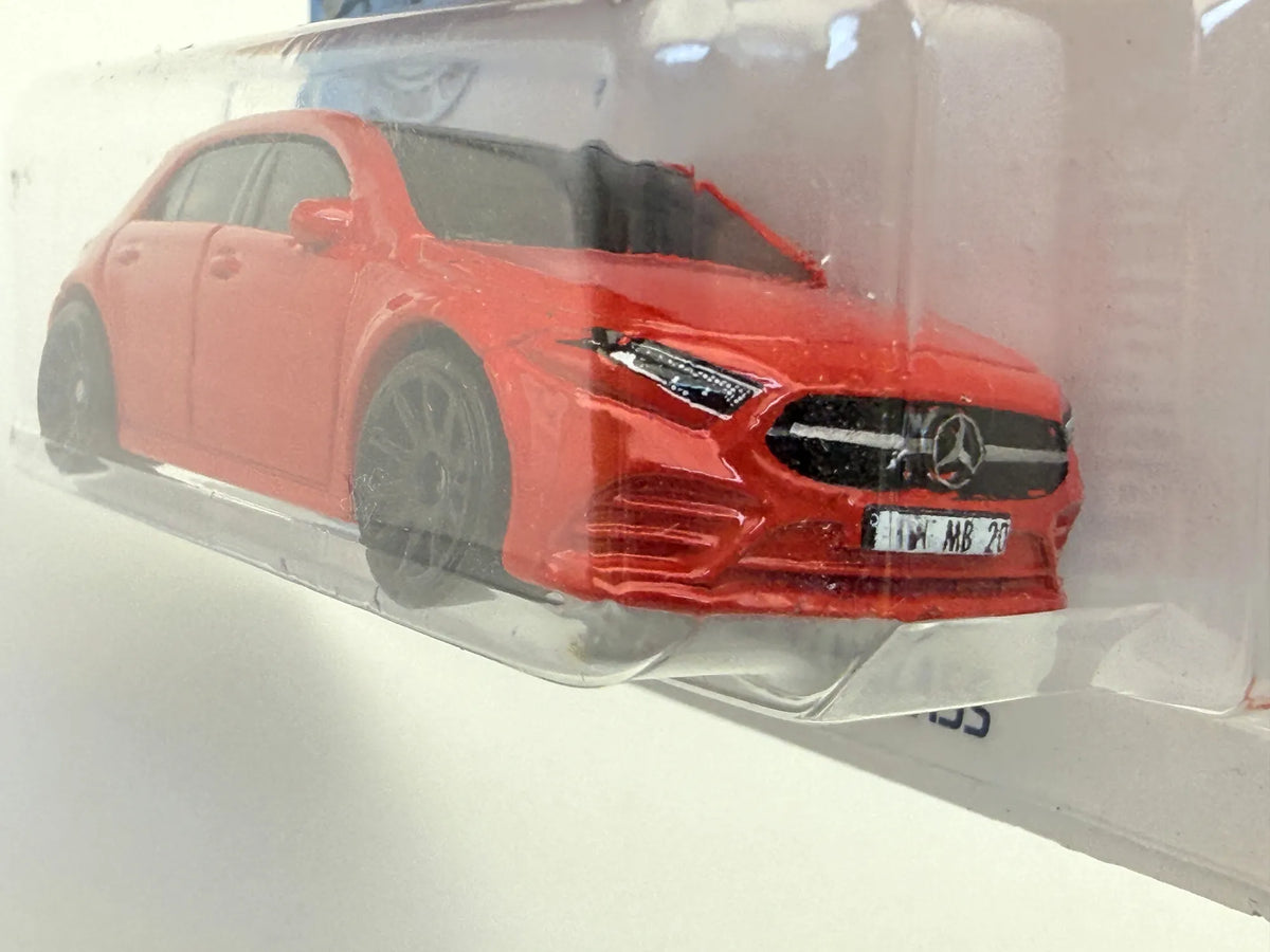 '19 MERCEDES-BENZ A-CLASS Nightburnerz Hot Wheels 2018 Czerwony 1:64 – zdjęcie 4