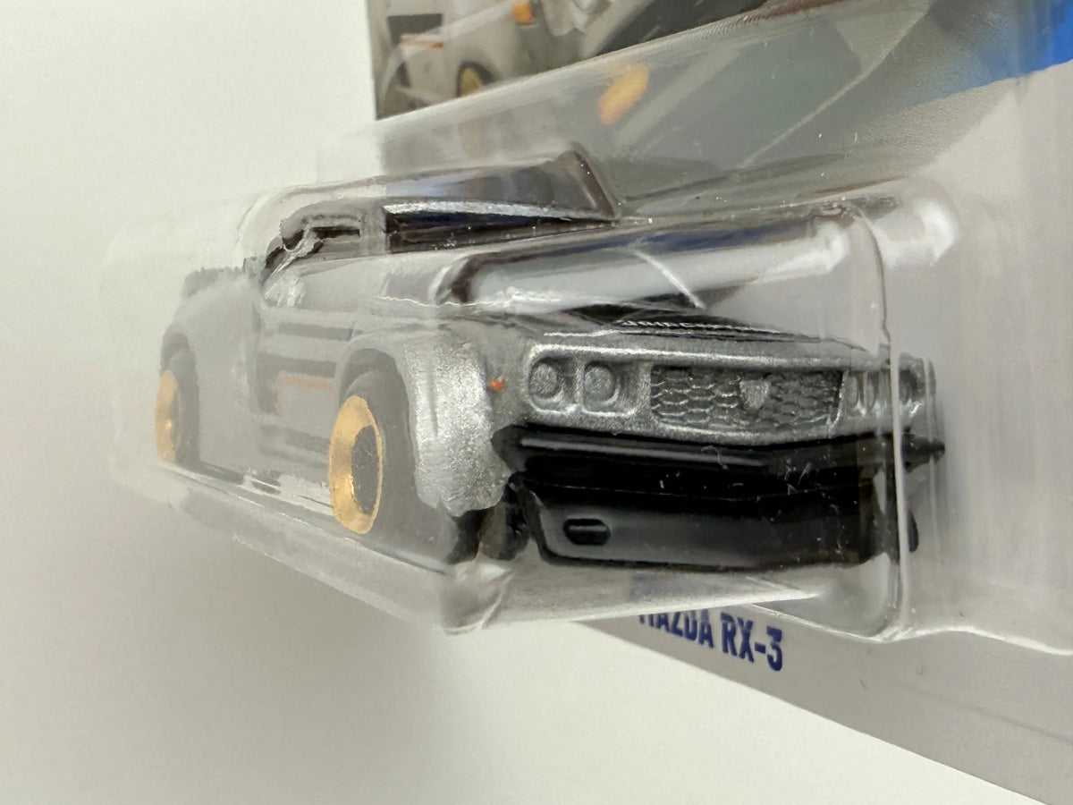 MAZDA RX-3 Compact Kings Hot Wheels 2026 Srebrny 1:64 – zdjęcie 4