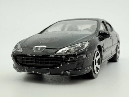 Peugeot 407, Majorette, Resoraki, Die cast 1:64, czarny – zdjęcie 4