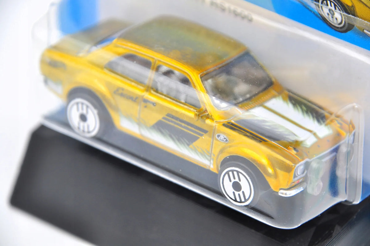'70 FORD ESCORT RS1600, Hot Wheels 2024, Die cast JBY60 HDG52, Złoty, 1:64 – zdjęcie 4