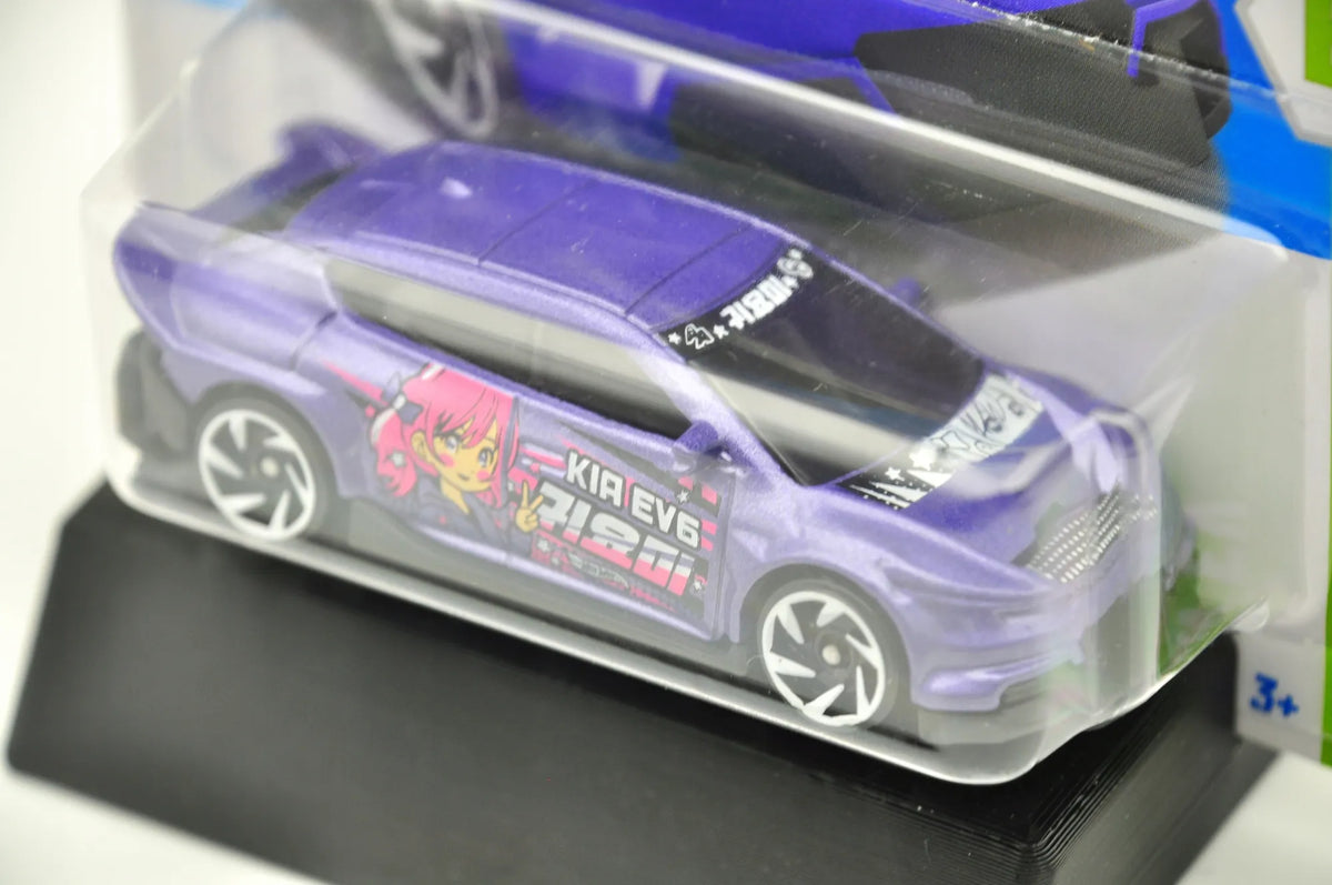 CUSTOM KIA EV6 Hot Wheels 2025 Fioletowy 1:64 – zdjęcie 4
