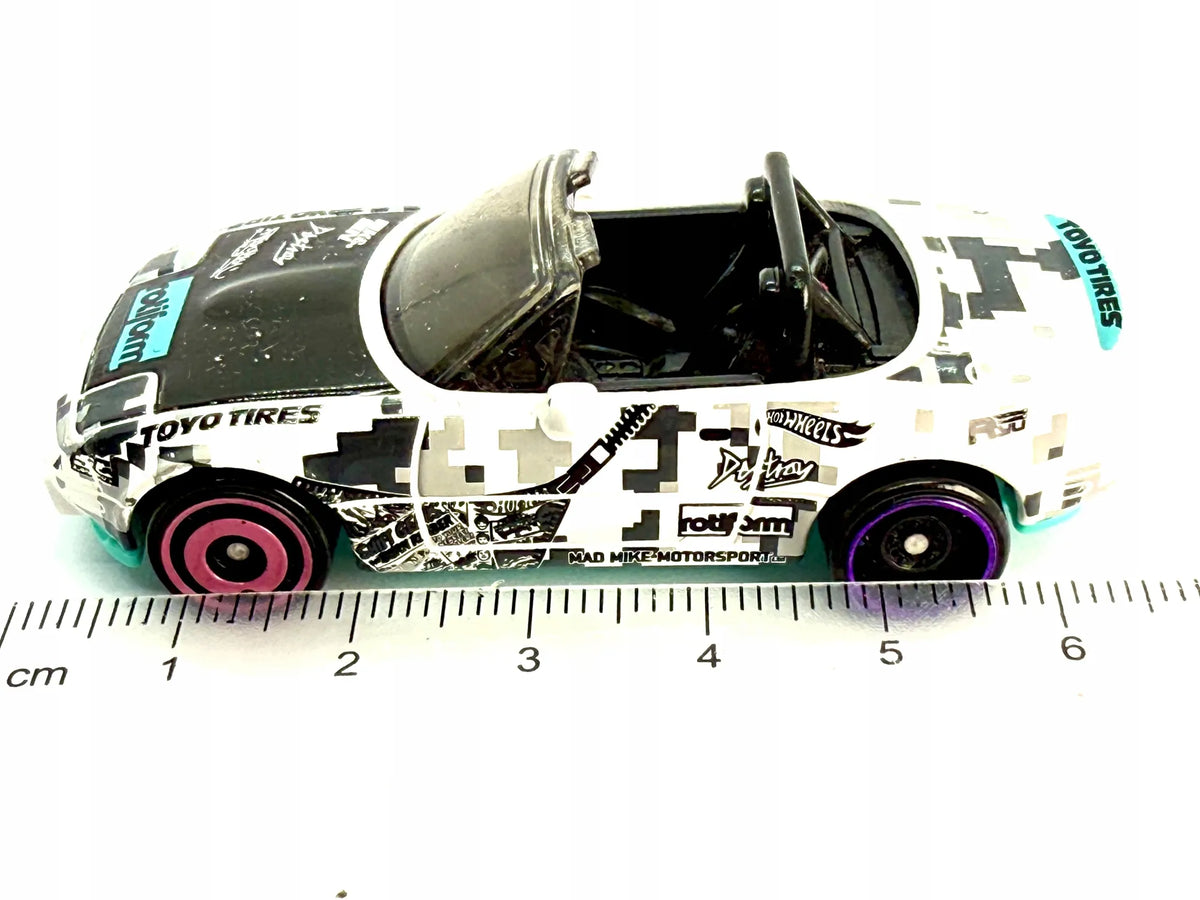 '91 MAZDA MX-5 MIATA, Hot Wheels, Resoraki, Die cast Fyb66, Biała, 1:64 – zdjęcie 4