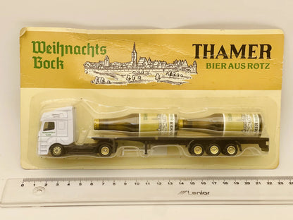 Mercedes-Benz Actros Grell 1:87 Weihnachts Bock THAMER Blister Biały – zdjęcie 4