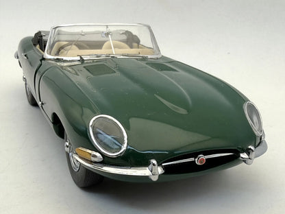 1961 Jaguar E-Type Franklin Mint Precision Models 1961 Zielony 1:24 – zdjęcie 4