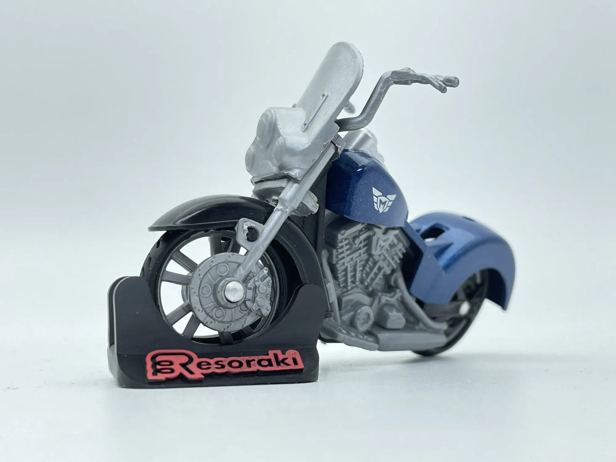CHOPPER, Maisto + Stojak Resoraki, Die cast 52380, Niebieski,, 1:18 – zdjęcie 4