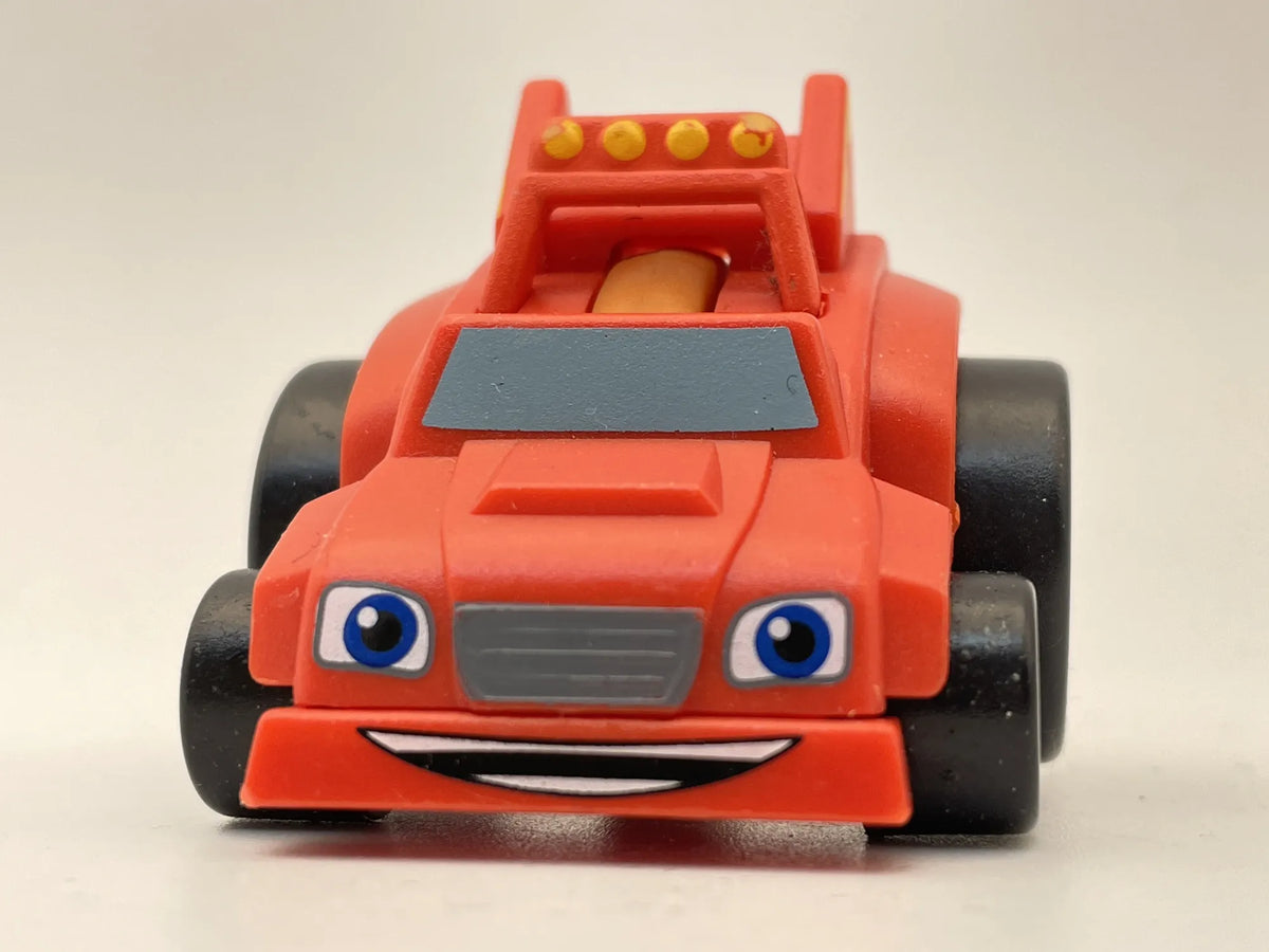 Blaze i Mega Maszyny, Viacom 2017, Die cast 11897, Czerwony, Resoraki – zdjęcie 4