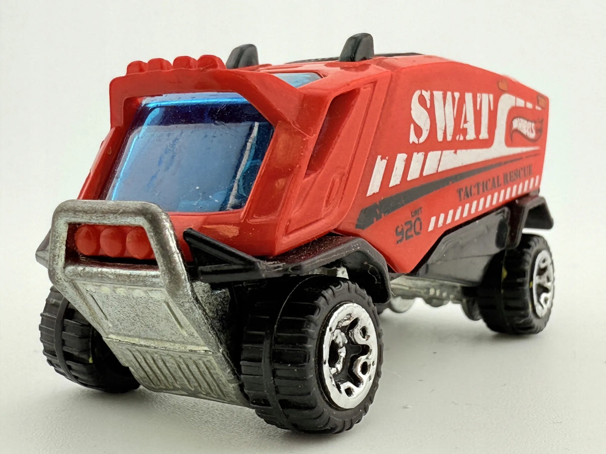 AERO POD, SWAT, Hot Wheels 2014, Resoraki, Die cast K05, Czerwony, 1:64 – zdjęcie 4