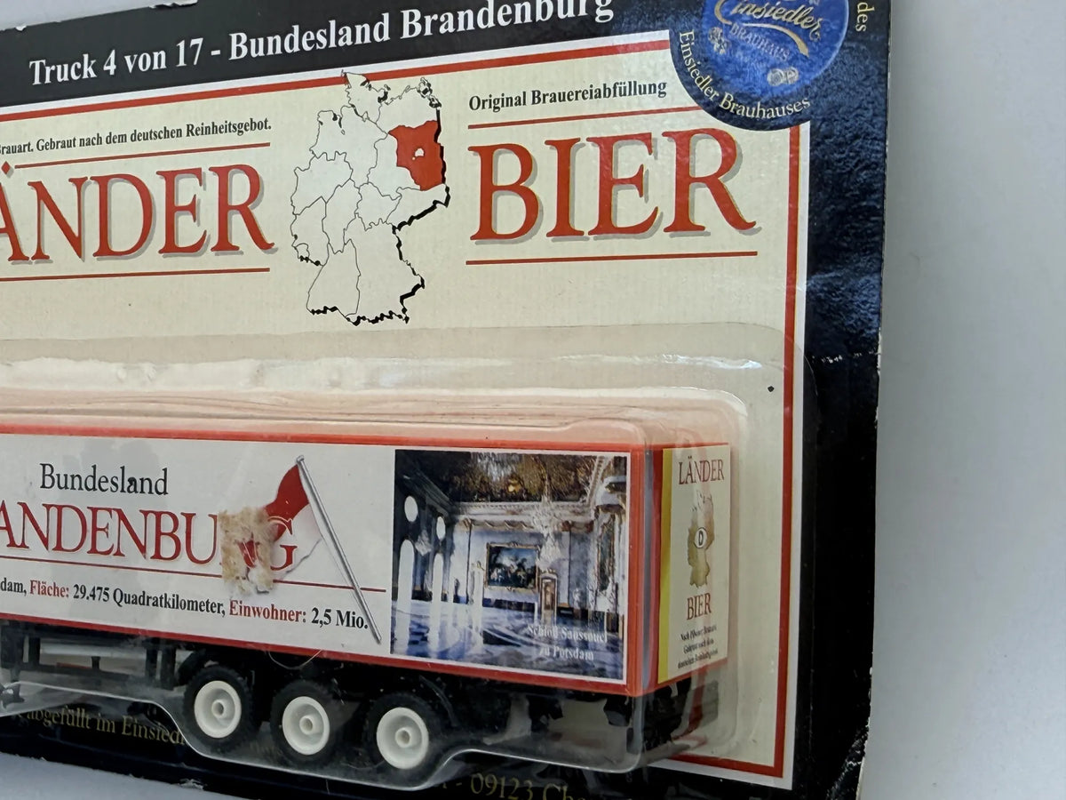 MAN Grell 1:87 Ciężarówka Promocyjna Länder-Bier Blister Niebieski Reklama – zdjęcie 3