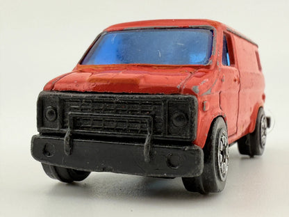 U.S. VAN, Stare Welly, Vintage Die cast No.1112, Czerwony, 1:64, Resoraki – zdjęcie 4