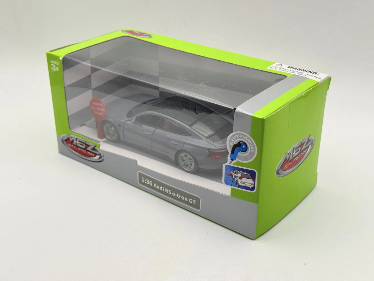 AUDI RS E-TRON GT Electric Vehicles MSZ Szary 1:36 – zdjęcie 4