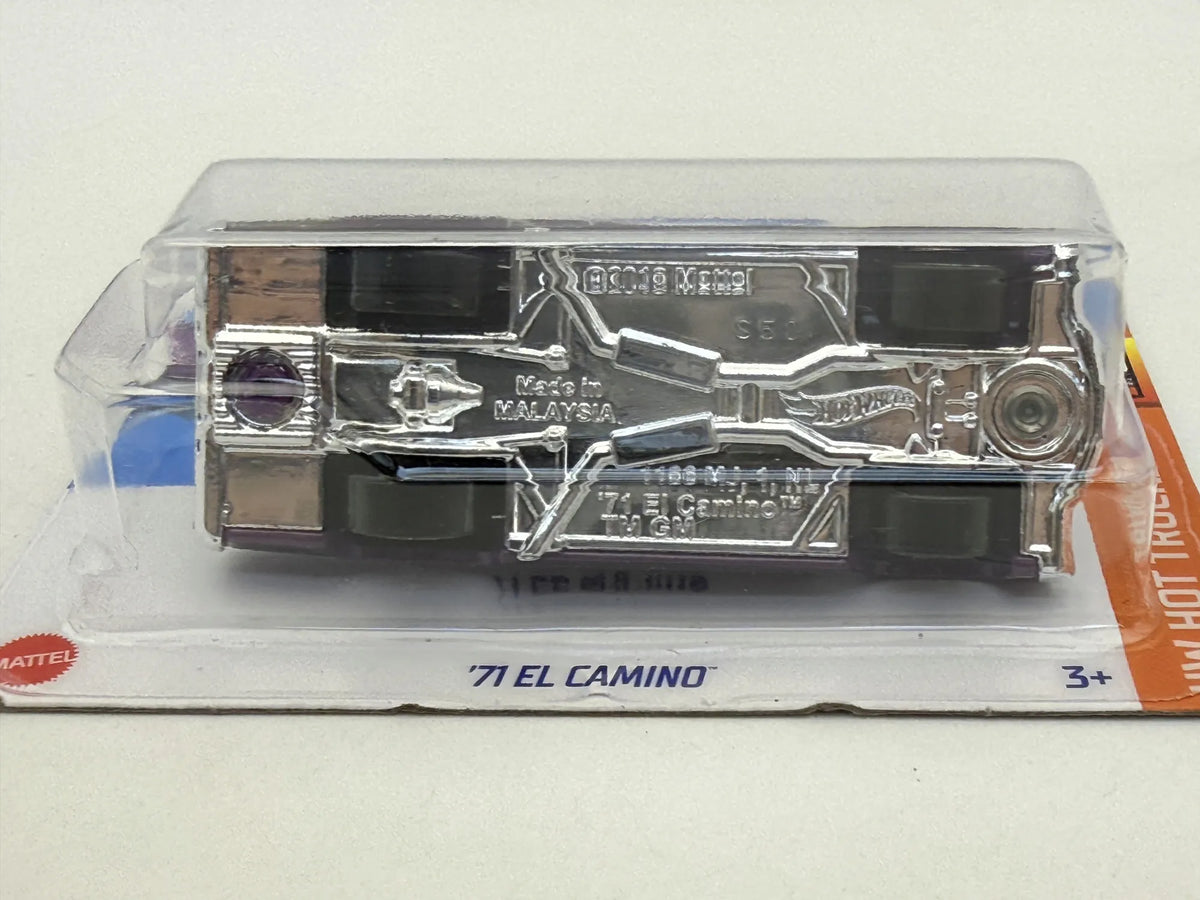 '71 El Camino Hw Hot Trucks Hot Wheels 2024 Fioletowy 1:64 – zdjęcie 4