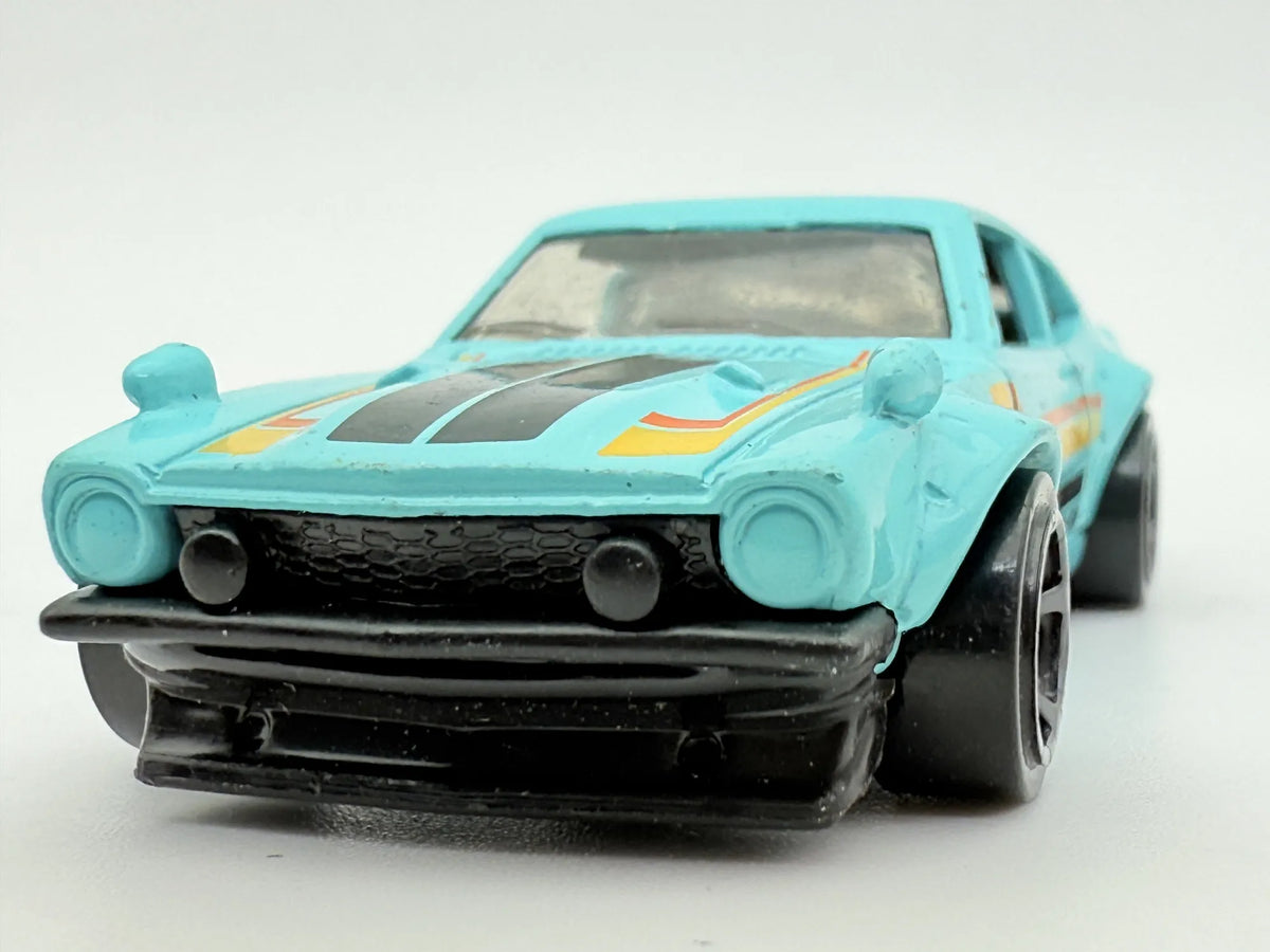 CUSTOM FORD MAVERICK, Hot Wheels 2017, Die cast FJV52, Turkusowy, 1:64 – zdjęcie 4