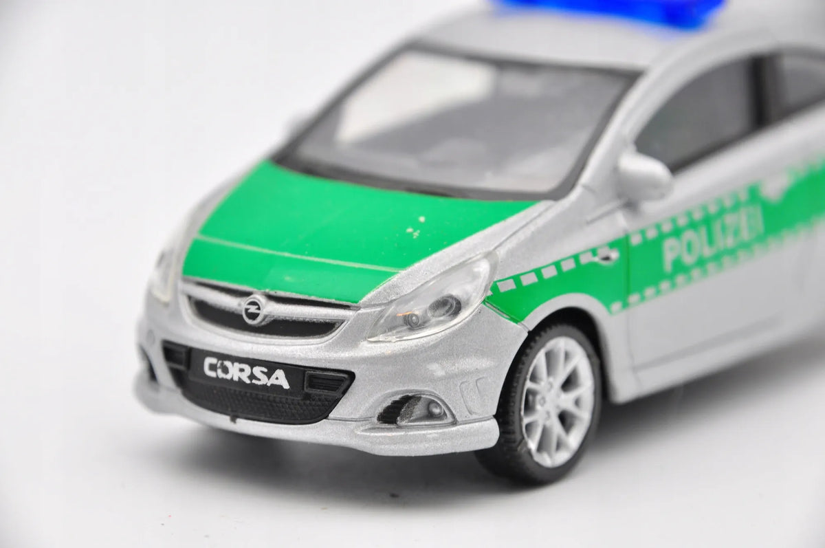 OPEL CORSA OPC, Welly, Resoraki, Die cast 44014, Srebrny, 1:60 – zdjęcie 4