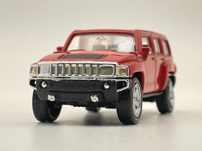 HUMMER H3, Welly, Resoraki, Die cast No.52284, Czerwony, 1:64 – zdjęcie 4
