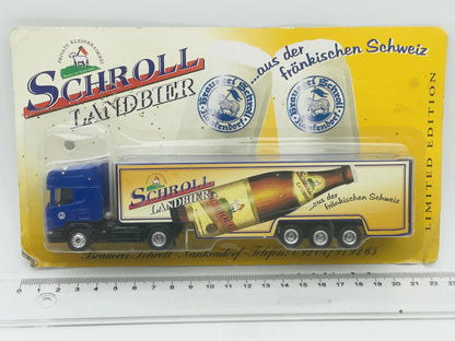 Scania Grell 1:87 Ciężarówka Promocyjna SCHROLL LANDBIER Blister Niebieski – zdjęcie 4