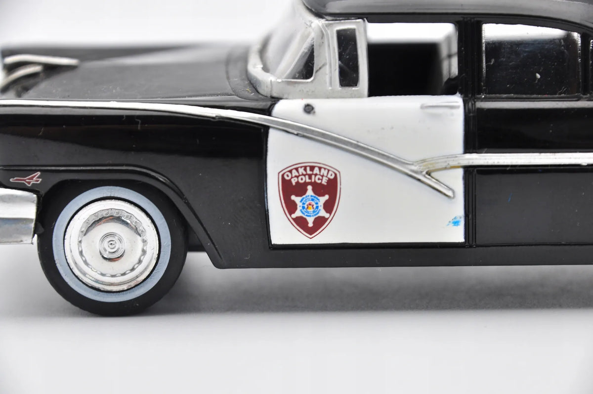 Ford Fairlane Police Car Policja Dinky Toys 1956 Czarny 1:43 Made in United – zdjęcie 4