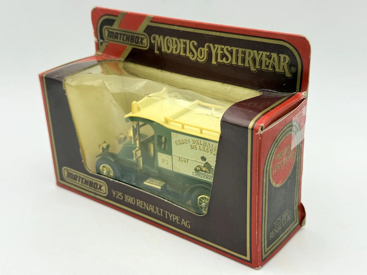 Y-25 1910 RENAULT TYPE AG Models of Yeasteryear Matchbox 1984 Zielony 1:43 – zdjęcie 4