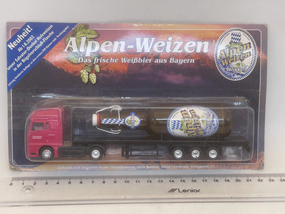 MAN Hümmer 1:87 Ciężarówka Promocyjna Alpen-Weizen · Weißbier Blister – zdjęcie 4