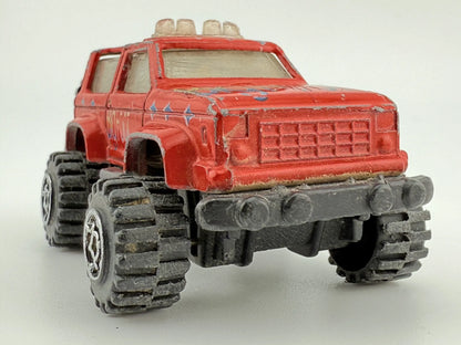 Jak Ford Bronco 4x4 z 1972, BIGFOOT, Die cast, Czerwony, 1:64, Resoraki – zdjęcie 4