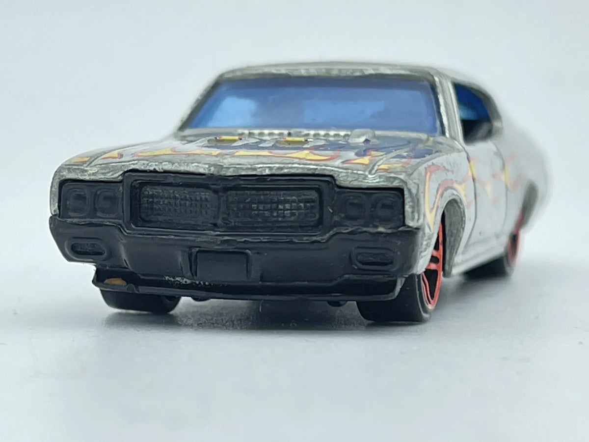 '70 Buick GSX, Hot Wheels 2008, Resoraki, Die cast, Srebrny Chrom, 1:64 – zdjęcie 4