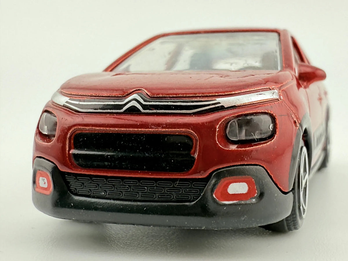CITROEN C3, Majorette, Die cast REF:25AM, Czerwony, 1:57, Resoraki – zdjęcie 4
