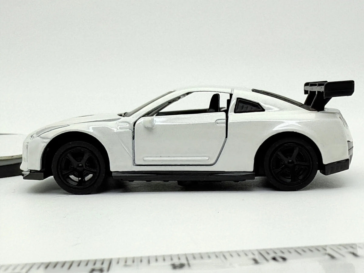 Nissan Gt-R Biały 1:64 + Stojak (Ekspozytor) na Model – zdjęcie 4