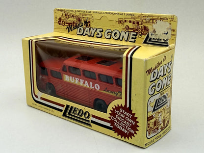 BUFFALO Days Gone Lledo 1987 Czerwony 1:64 Made in England – zdjęcie 4