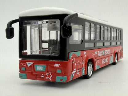 AUTOBUS SZKOLNY Back to School Welcome, Die cast, Czerwony, 1:64, Resoraki – zdjęcie 4