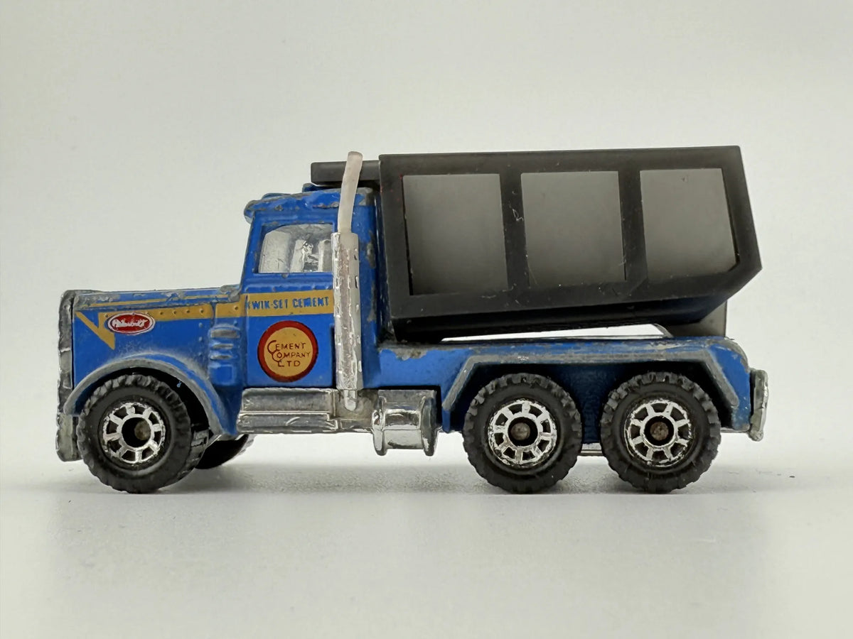 PETERBILT, Matchbox 1981, Resoraki, Die cast L80, Niebieski, 1:87 – zdjęcie 4