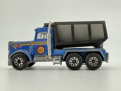 PETERBILT, Matchbox 1981, Resoraki, Die cast L80, Niebieski, 1:87 – zdjęcie 4