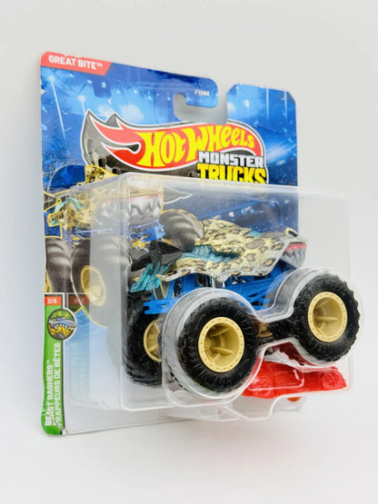 Great Bite Monster Trucks Hot Wheels 2026 1:64 Monster Truck Blister Beżowy – zdjęcie 4