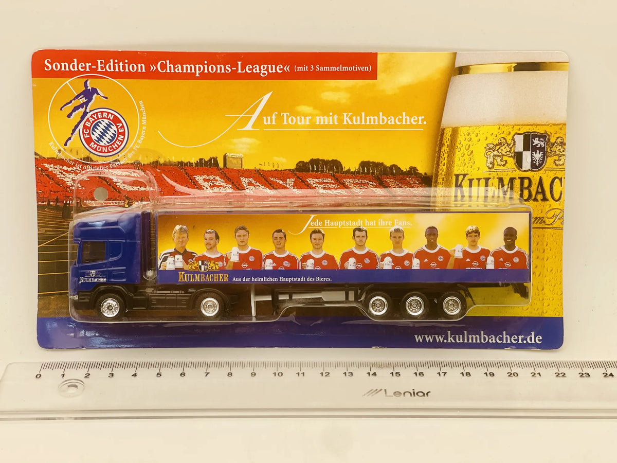 Scania Truck Grell 1:87 Blister Reklama FC Bayern München Champions-League – zdjęcie 4