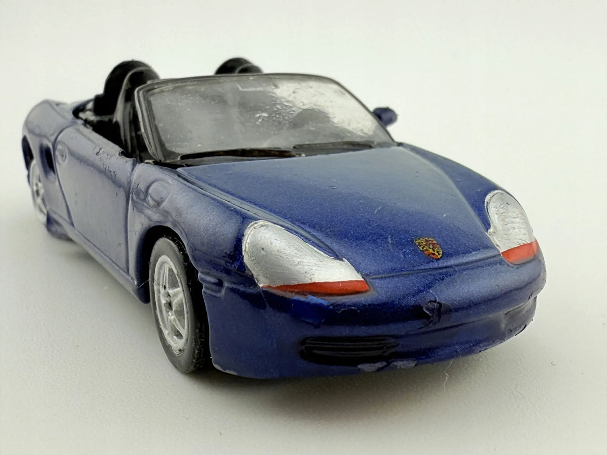 Porsche Boxster 986 Fresh Metal Maisto Niebieski 1:64 – zdjęcie 4