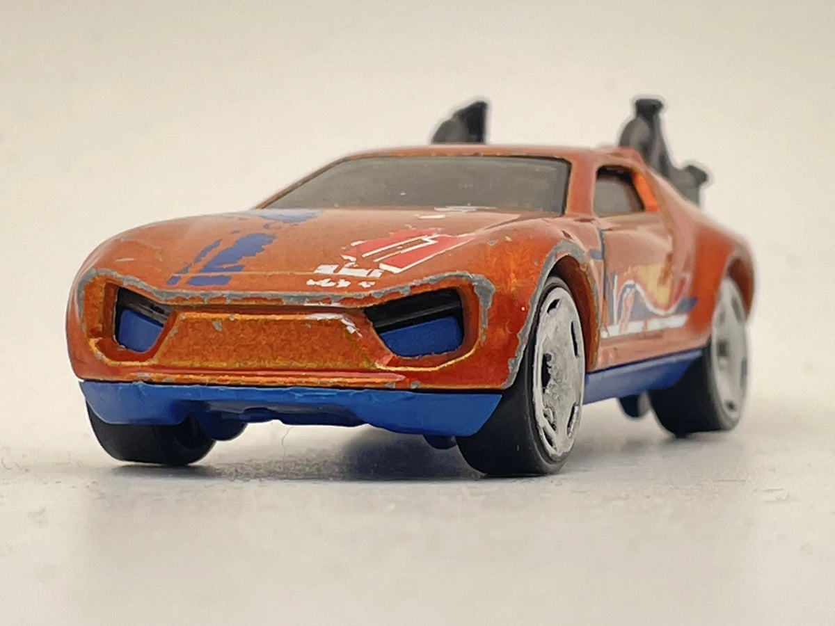 RISE 'N CLIMB, Hot Wheels 2017, Die cast FJV48, Pomarańczowy, 1:64 Resoraki – zdjęcie 4