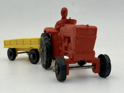 Traktor Ford 5000 Tractor Stavanger 1969 Czerwony 1:64 Made in Norway – zdjęcie 4