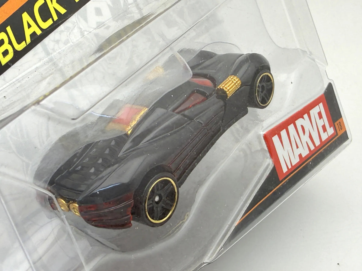 BLACK WIDOW Marvel Character Car Komiksy Hot Wheels 2014 Czarny 1:64 – zdjęcie 4