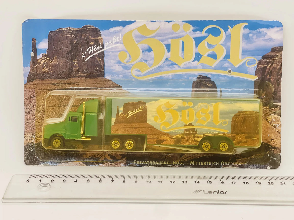 Ciężarówka Cabover Grell 1:87 Ciężarówka Promocyjna Hösl Blister Zielony – zdjęcie 5